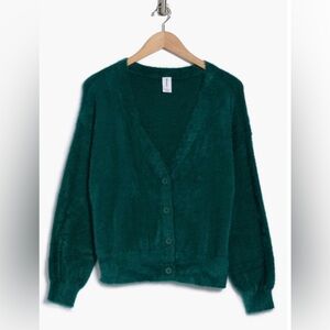 New Abound Women's Eyelash Knit Cardigan Sweater Size XL